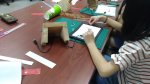 「科技教育教學與學習及探索活動-書燈製作」:15燈條焊接